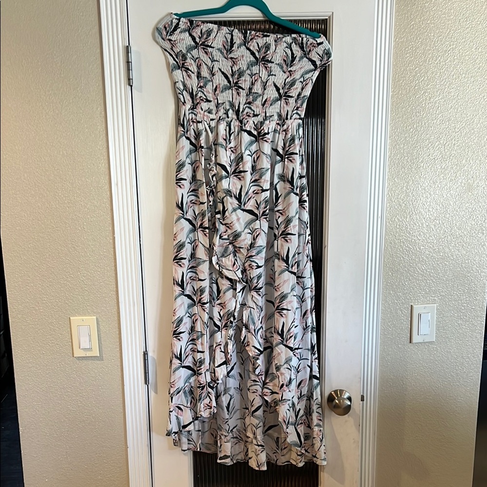 Floral Off-Shoulder Maxi Dress